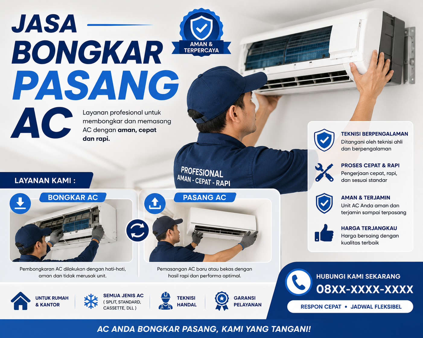 jasa bongkar pasang ac bekasi