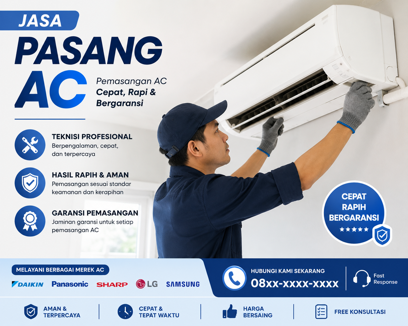 jasa pasang ac bekasi